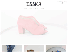 Tablet Screenshot of esskashoes.com
